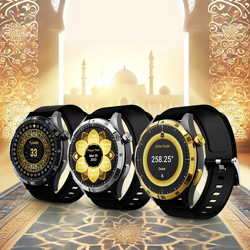Qibla Smart Watch Heart Rate | APP Qibla Direction For Azan Muslim W618 1 smart azan wrist watch