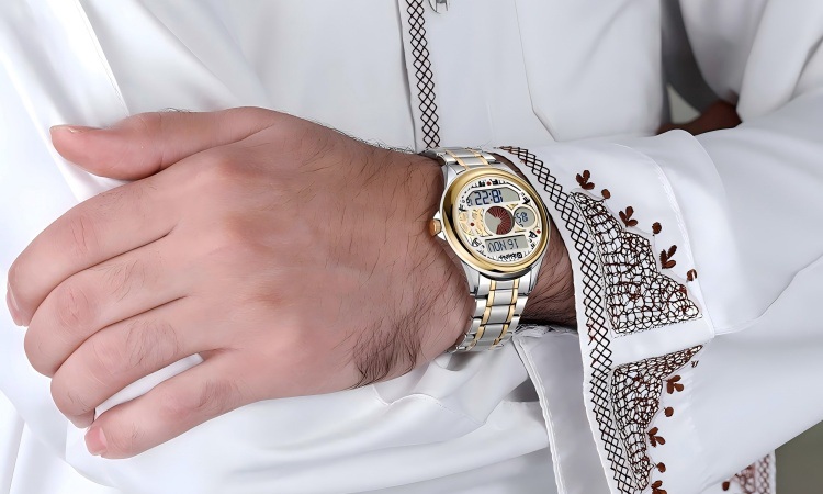 islamic azan wrist watch