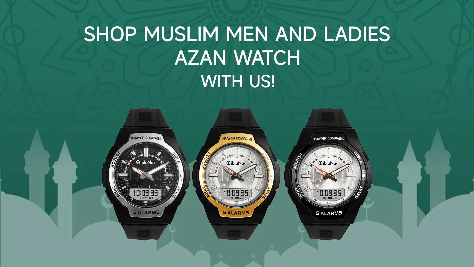 azan wrist watch