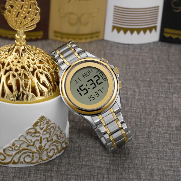 gold azan watch