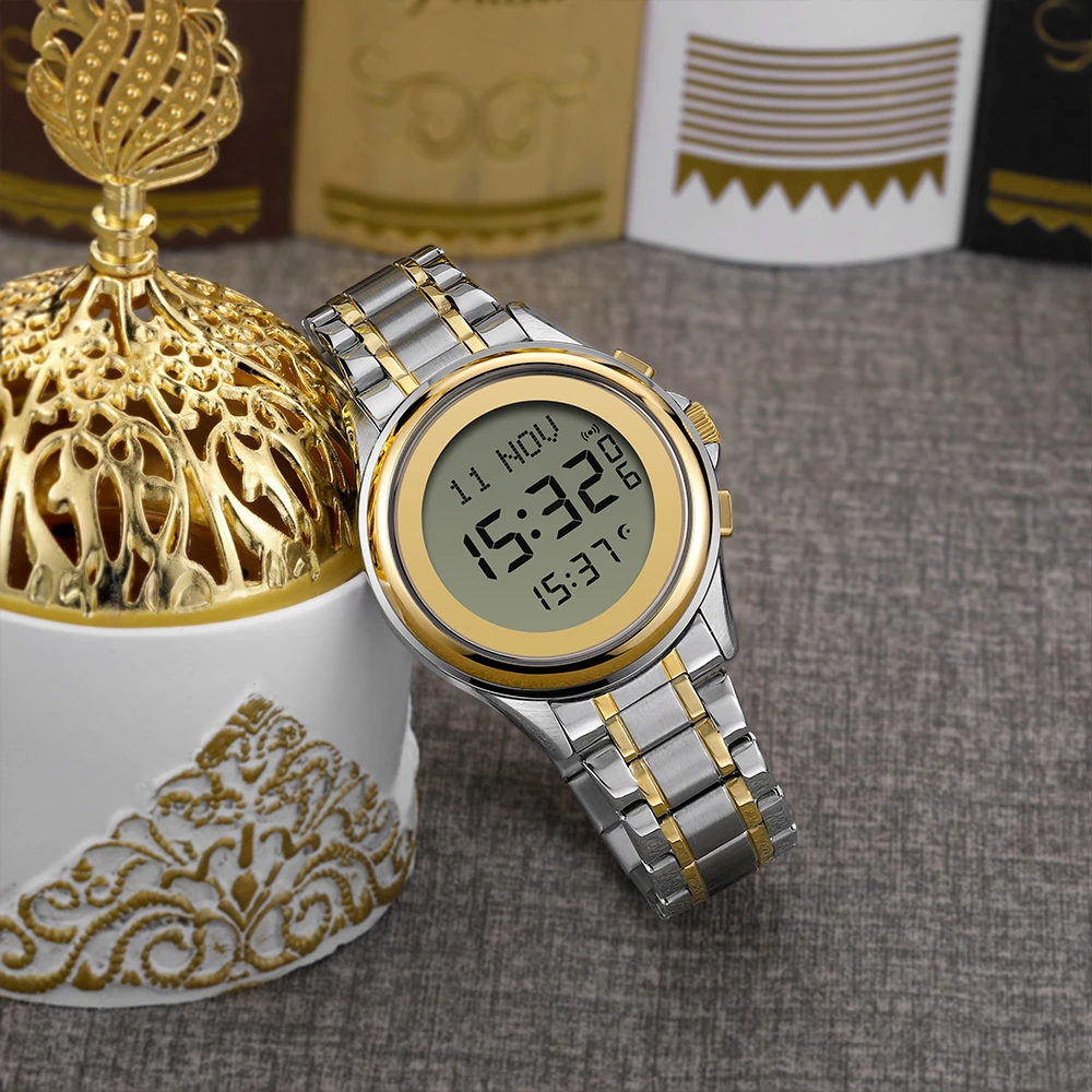 gold azan watch