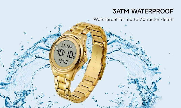 Azan Wrist Watch Compass | Muslim Watch Auto Qibla Direction Water Proof W616 6 W616 qibla watch 4