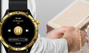 Qibla Watch For Muslim Prayer | Islamic Qibla Direction Compass Water Resistance W630 3 Smartwatch with prayer time reminders