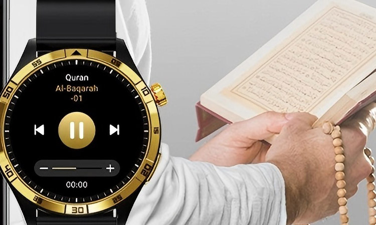 Smartwatch with prayer time reminders